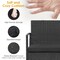 Costway 4PCS Patio Rattan Furniture Set Cushioned Chair Wooden Tabletop Black